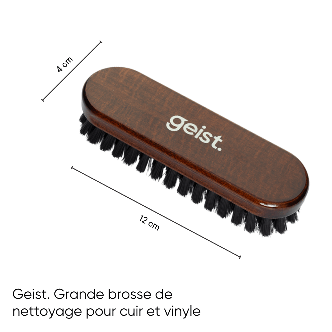Brosse de nettoyage pour cuir et textile