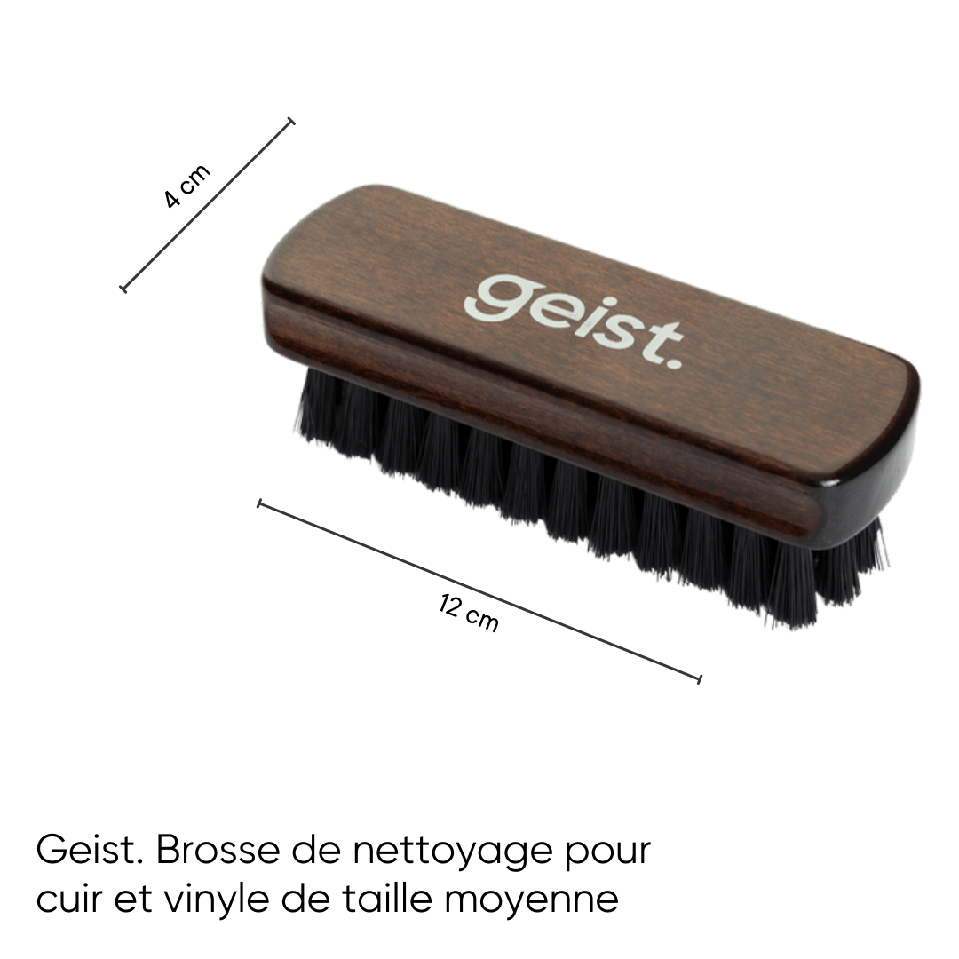 Brosse de nettoyage pour cuir et textile